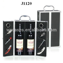2 бутылки новый дизайн коробки алюминиевые вина из Китая